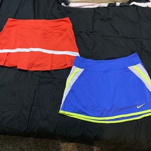 2 Dri-fit Nike Golf skirts